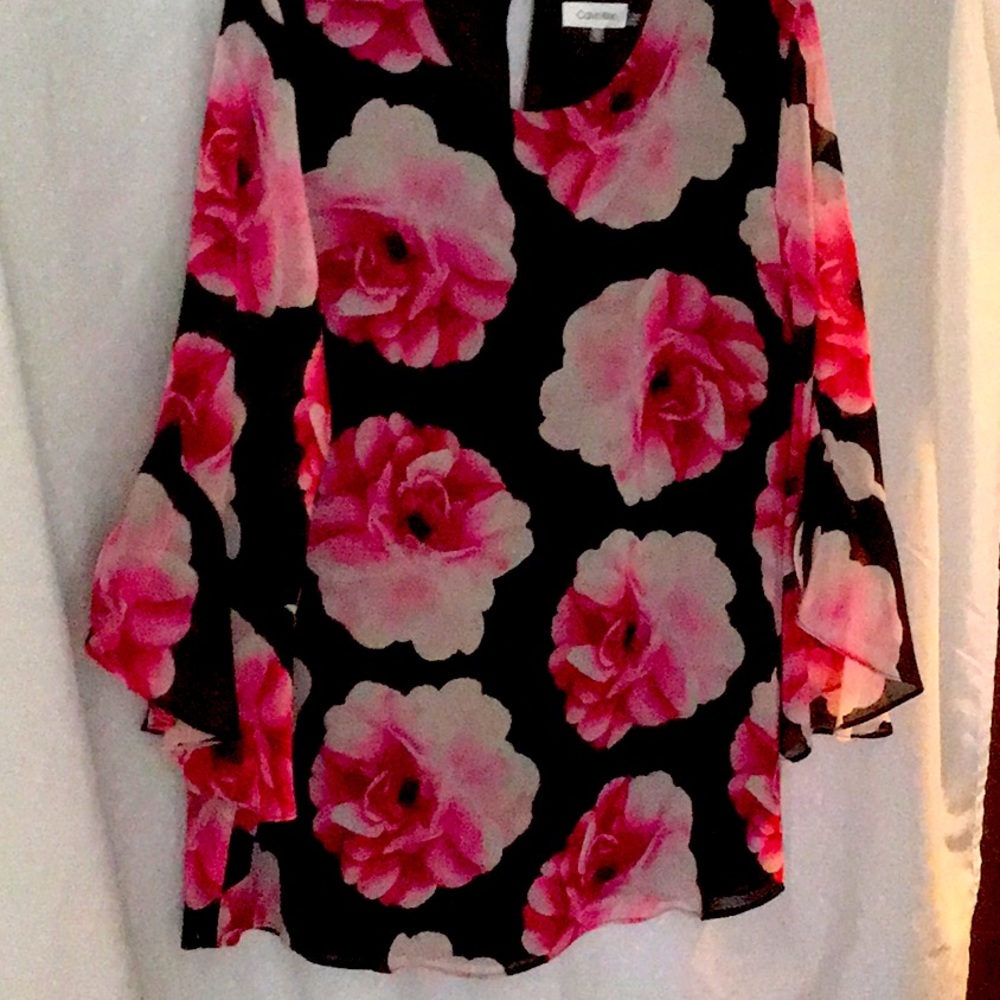 Calvin Klein chiffon ladies top